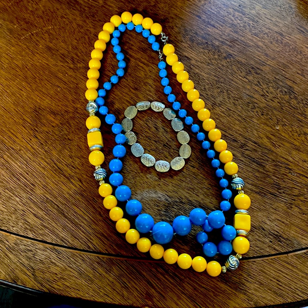 2 necklace and one bracelet